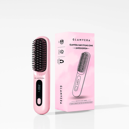 Glamvera™ IonSmooth Wireless Hair Styling Comb